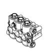 Chiulasă completă pompă MMD MAZZONI STANDARD 3/8-1/2