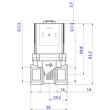 Electrovalvă 1/2 FF 230V 10 bar NC