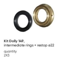 INEL BRONZ POMPA IP HP SERIE 47-48 22mm (set)