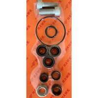 Set complet simeringuri etanșare piston pompă HAWK serie NHDP 16mm serie 150bar