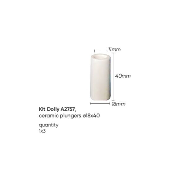 PISTON CERAMIC POMPA AR RK SET 3 18mm