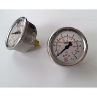 MANOMETRU AXIAL 315 BAR 1/4 IDRO WIKA D50