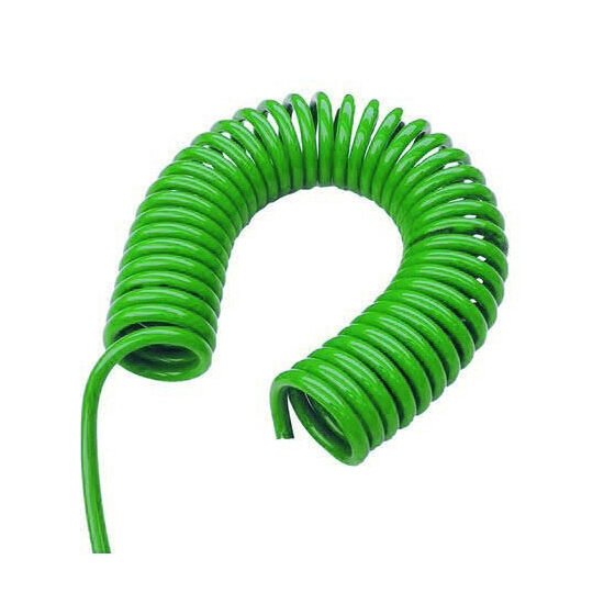 FURTUN SPIRALAT 10m PUE 8*5 cu 1/4FE VERDE