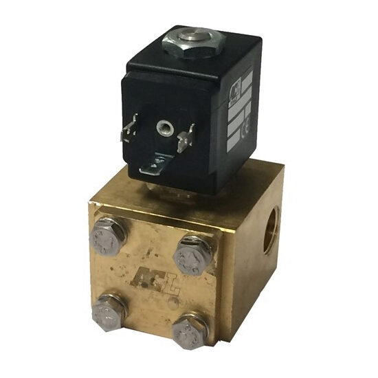ELECTROVALVA 3/8 FF EM 24 VDC 150 bar NC DELE
