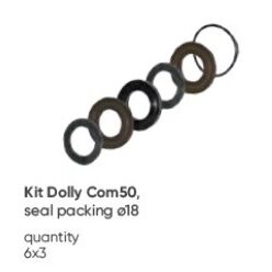 SET SIMERINGURI ETANSARE PISTON POMPA COMET FW2 FWS2 18mm
